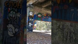 Beneath the Graffitti Bridge to Nowhere 3 #shorts