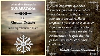 Le Chemin Octuple - La Compréhension Juste 1/2 - Hénépola Gunaratana [Théravada]