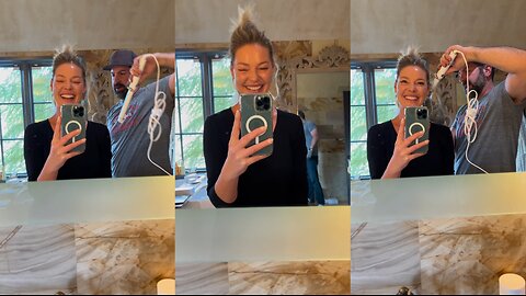 Katherine Heigl spills the tea on her trusted hairstylist Josh Kelley | Beach Waves & Beauty Secrets