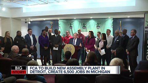 New Fiat Chrysler Detroit plant, and Michigan investments to create 6,500 new jobs