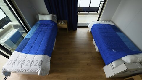 Athletes Go Viral For Testing Beds In Olympic Village