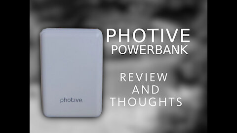 Photive Power bank Charger Revie and Thoughts