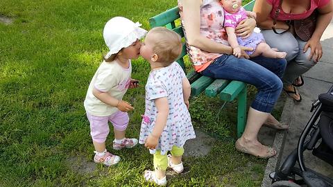 ADORABLE BABY Kisses and Hugs New Friend !!!
