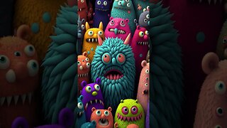 Comic Monsters #cute #fun #entertainment #illustration #animation #samsungmobile #shorts