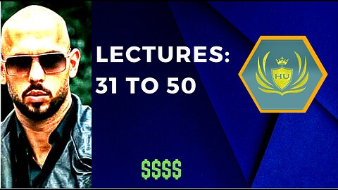 Lectures: 31 to 50