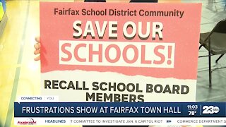 Frustrations show at Fairfax Town Hall