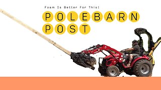 POLE BARN POST | Concrete Bad, FAST 2K Good!