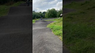 Skating on the track! #shorts