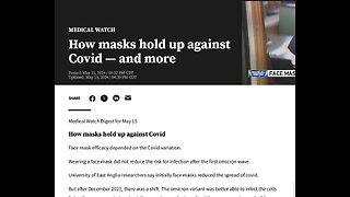 University of East Anglia researchers say initially face masks reduced the spread of covid