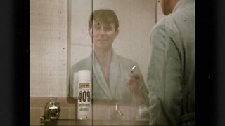 409 cleaner shaving mirror old tv commercial in color