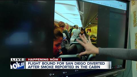 Frontier Airlines flight to San Diego makes emergency landing after report of smoke in cabin