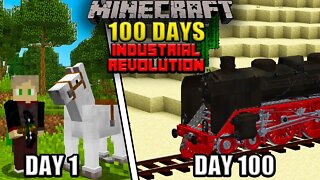 I Survived 100 Days in the Industrial Revolution in Minecraft