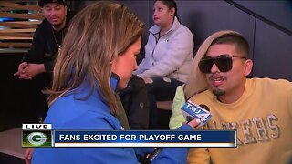 Fans excited for Packers playoff game