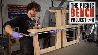 Gluing The Side Frames! | The Japanese Inspired Picnic Bench Project #8