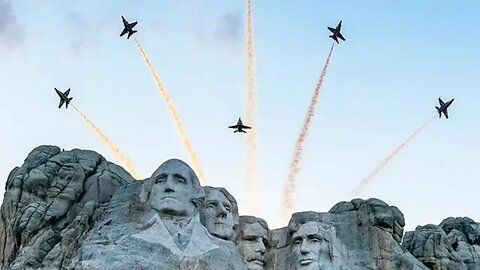 Happy 4th of July USA Mount Rushmore flyover, full speech and Happy 244 year!