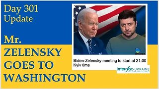 Zelensky flies to Washington to Meet with Biden and Congress | Daily Update 301