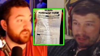 Guy makes women sign consent form before F*cking