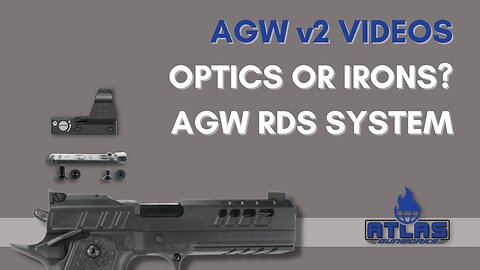 Swapping Sights and Optics Plates with Atlas Gunworks RDS (red dot system)