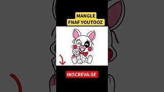 Como Desenhar MANGLE DE FNAF YOUTOOZ #shorts #fnaf #fivenightsatfreddys #halloween