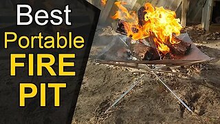 Fire Pit that's Portable for Car Camping, Backyard, or Van Life