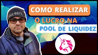 Realizando Lucro da Pool de Liquidez - Uniswap