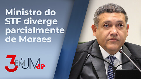 Nunes Marques vota por absolvição de primeiro réu dos ataques de 8 de janeiro por três crimes