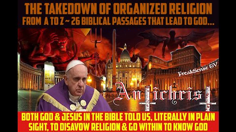 PFP Radio Show #20 - The Takedown of Organized Religion from A to Z