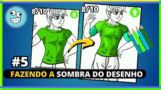 5 - COMO SOMBREAR DESENHO - PINTAR SOMBRA NO DESENHO