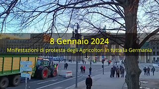 8 Gennaio - Protesta Agricoltori in GERMANIA