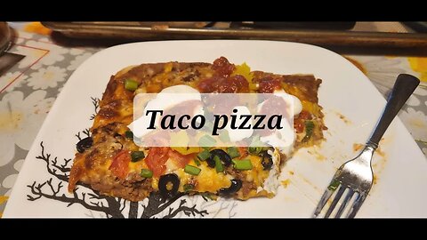 Taco Tuesday Taco Pizza #tacos #tacotuesday