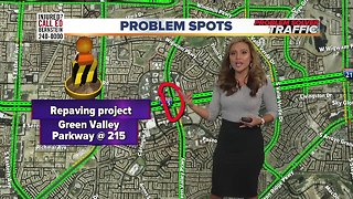 11/15 Traffic Advisory: Repaving project at Green Valley Parkway overnight and all day Friday