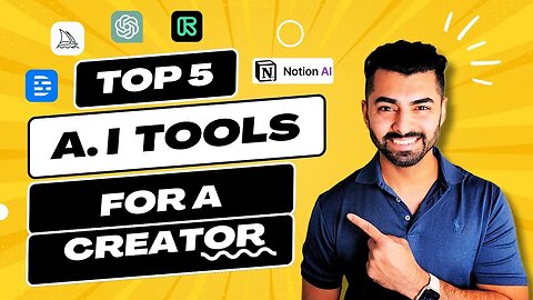 My Top 5 AI Tools As A Creator #ai #creator