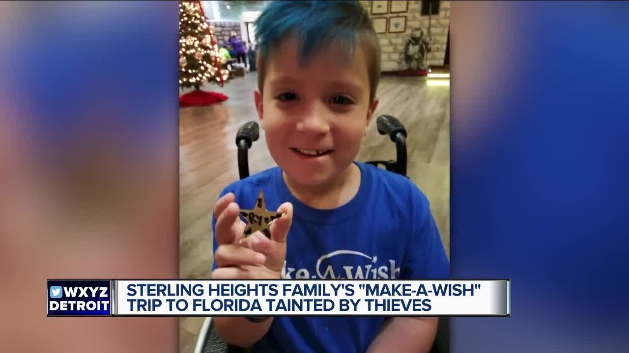 Hundreds of dollars stolen from metro Detroit family on vacation at Universal Studios with Make-A-Wish