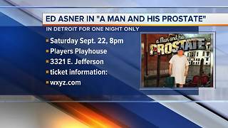 Actor Ed Asner in Detroit for one man show -- "A Man and His Prostate"