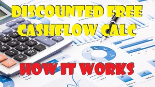 Discounted Free Cashflow Calculator | How it Works