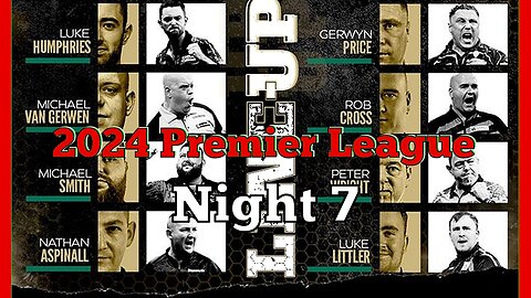 2024 Premier League Night 7 Littler v van Gerwen