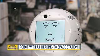 Artificial intelligence robot named Cimon going to International Space Station aboard SpaceX rocket