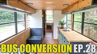 Bus Conversion to Off Grid Tiny Home | Bus Life NZ | S2:E28