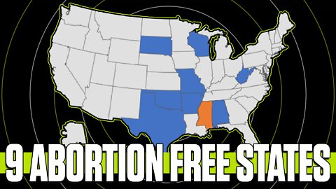 How many states are abortion free?