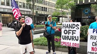 CPI rallying against war & the police state on the streets of NYC