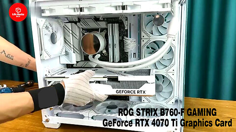 ROG STRIX B760-F GAMING WIFI Intel 13th Gen Processors Motherboard GeForce RTX 4070 Ti Graphics Card