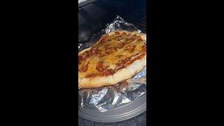 Smoked pizza