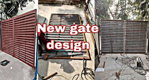 New gate design/ New gate / main gate new design/ New gate look / #design #artwork#gate #fabrication