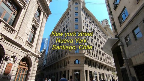 New york street Nueva York en Santiago, Chile