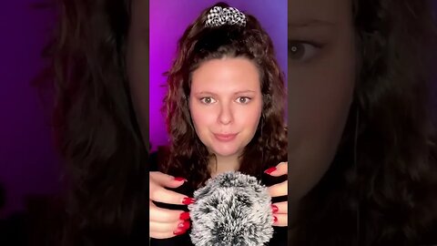 ASMR | Mic Brushing & Scratching 💜 #asmr #shorts #shortsvideo #asmrsounds #tingles #asmrsleep