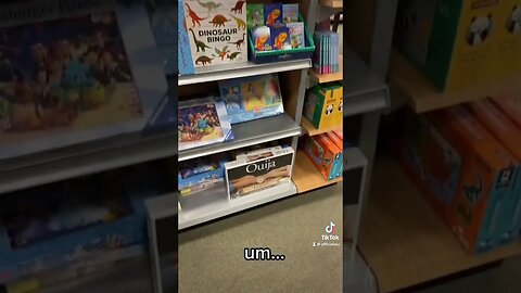 Barnes & Noble Is Summoning Demons #kids #ouija #ouijaboard #games #scary #spooky #retail #ghost
