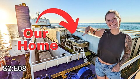 We SHIPPED our van to Mexico | Ferry from La Paz to Mazaltan