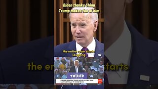 Trump lols Biden for thinking Canada is china 🤣