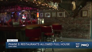SWFL restaurants react to Governor’s decision on capacity