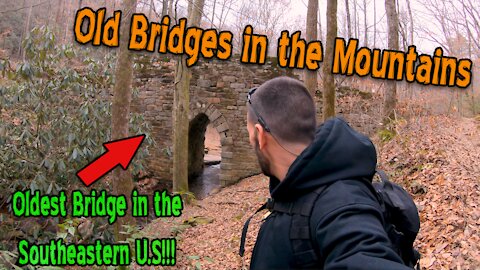 The Oldest Bridge in the Southeastern U.S!!! Driving through the Mountains